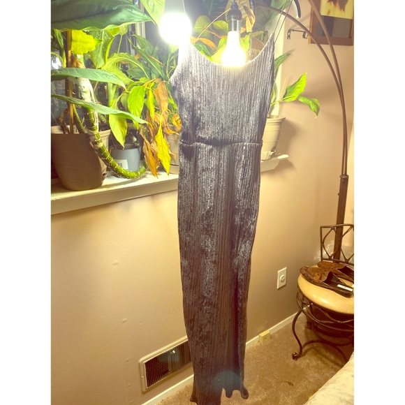 Purple Gown with Split - Picture 1 of 3